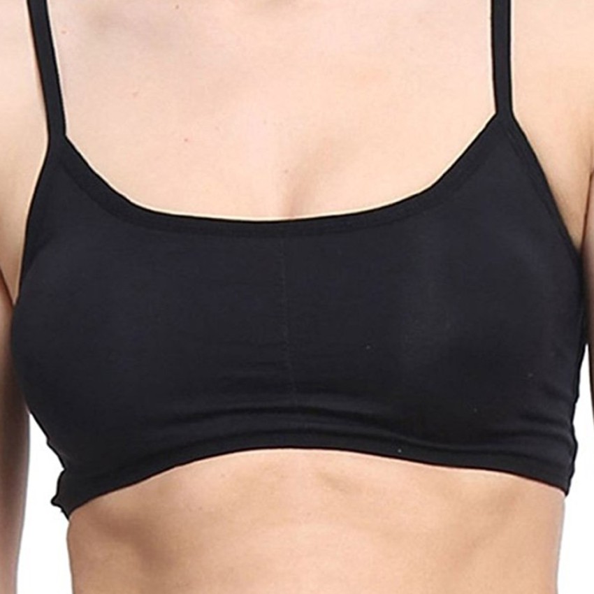 Bilvam Shoppie 6 Strap Bra Black Color Women Full Coverage Lightly