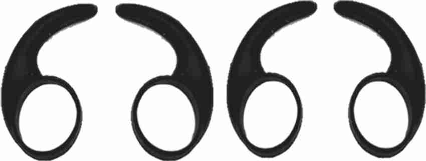 Somapa 4 Pcs 2 Pair Universal Silicone Clip Hook Earhook Hanger for in Ear Earphone Headset 9MM 13MM Black In The Ear Headphone Cushion Price in India Buy Somapa 4 Pcs 2