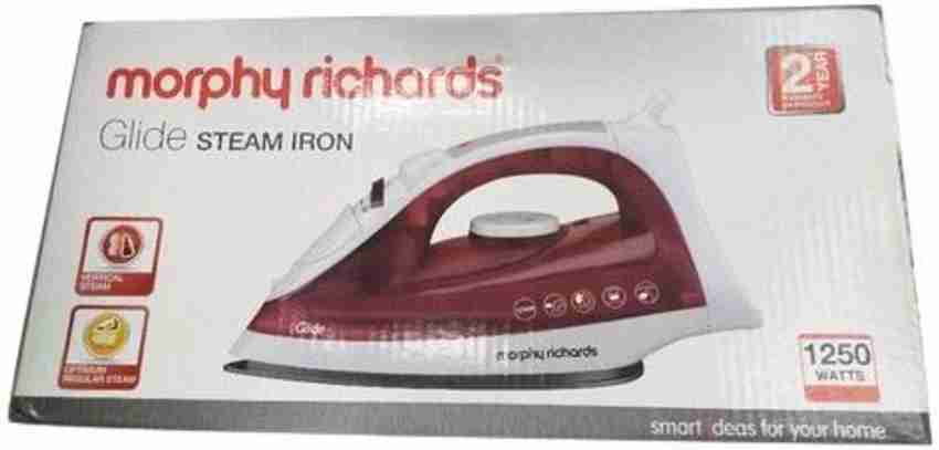 Morphy Richards GLIDE 1250 W Steam Iron Price in India Buy Morphy Richards GLIDE 1250 W Steam Iron Online at Flipkart