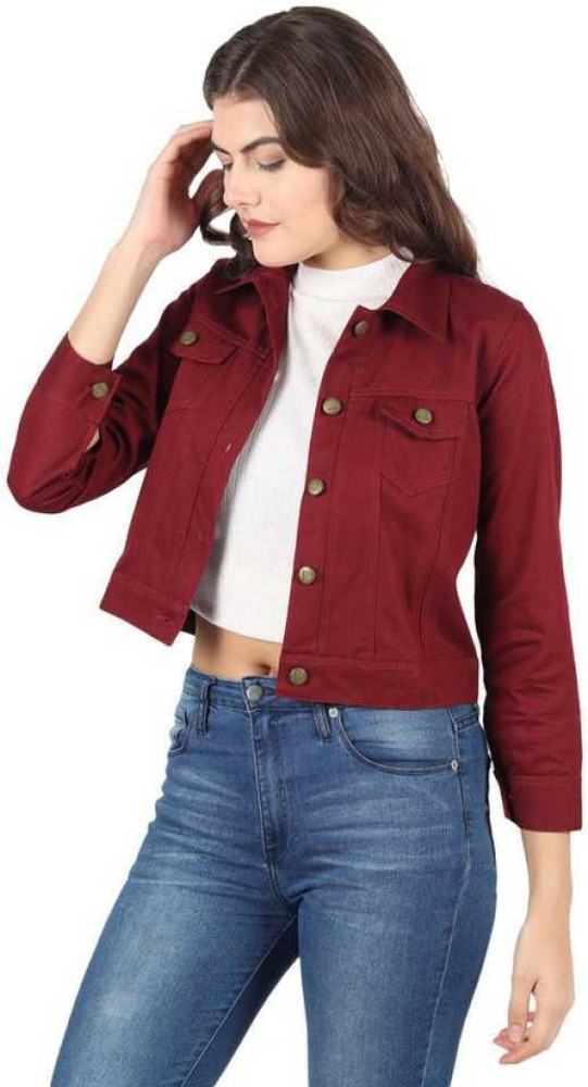 KASHIAN 3 4th Sleeve Solid Women Denim Jacket Buy KASHIAN 3 4th Sleeve Solid Women Denim Jacket Online at Best Prices in India Flipkart