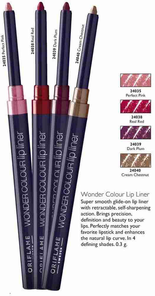 Oriflame Wonder Colour Lip Liner Price in India Buy Oriflame