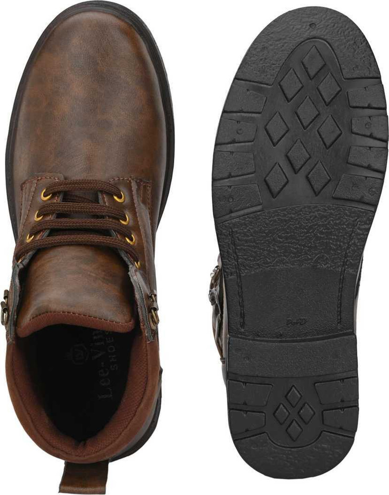 DLS Stylish and Trendy Leather Lace Ups Boots For Men Boots For Men Buy DLS Stylish and Trendy Leather Lace Ups Boots For Men Boots For Men Online at Best Price Shop