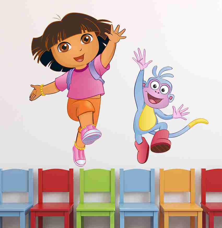 Littlebuds Dora Buji Vinyl Wallsticker Price in India Buy