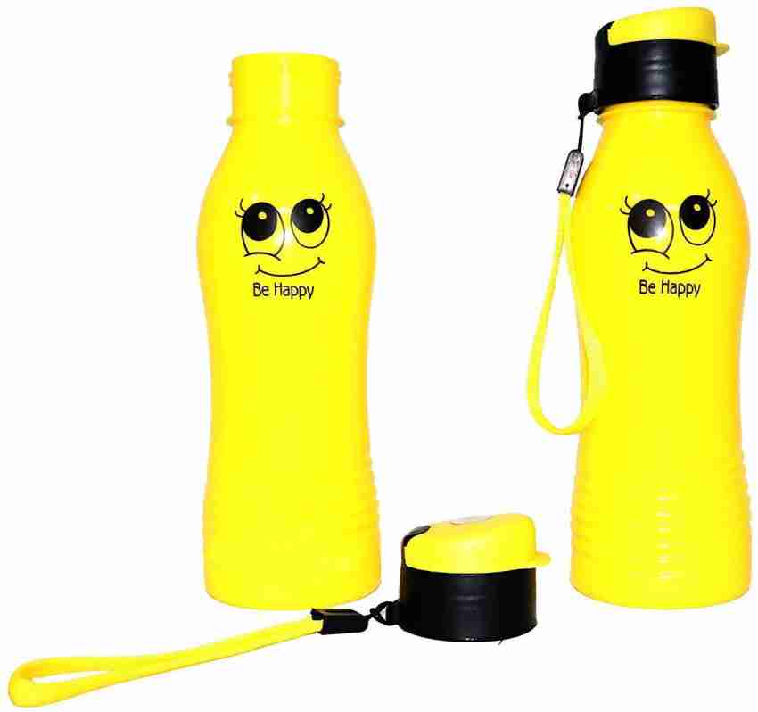 Kivya Return Gifts For Kids Birthday Party In Bulk Smiley Water  Bottles,Gift for kids 500 ml Water Bottles - School Water Bottle