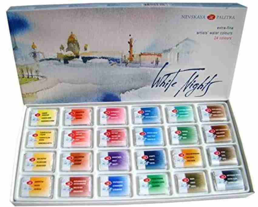 WHITE NIGHTS WATERCOLOR PROFESSIONAL Paint Set Russian Nevskaya palitra