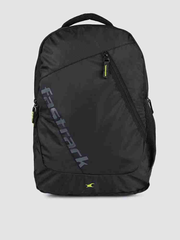 Fastrack Men Brand Logo Backpack 30 L Laptop Backpack Black