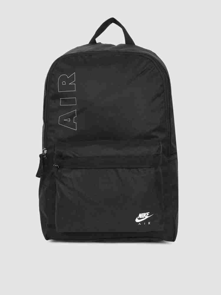 Nike unisex black brand logo backpack outlet