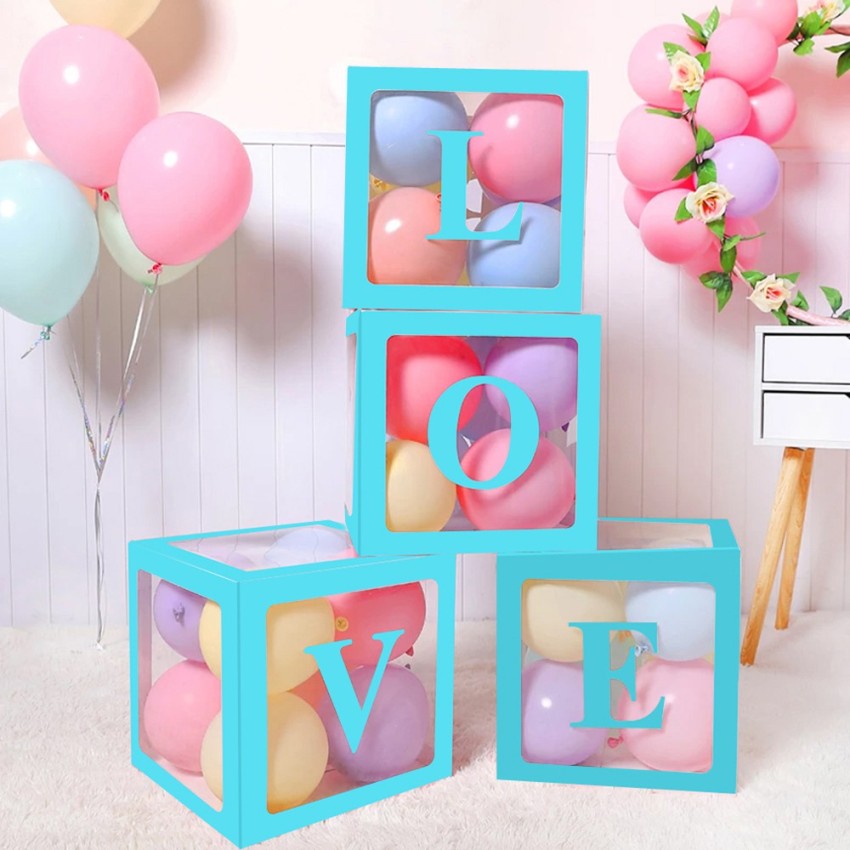 Letter Boxes Decoration Balloons