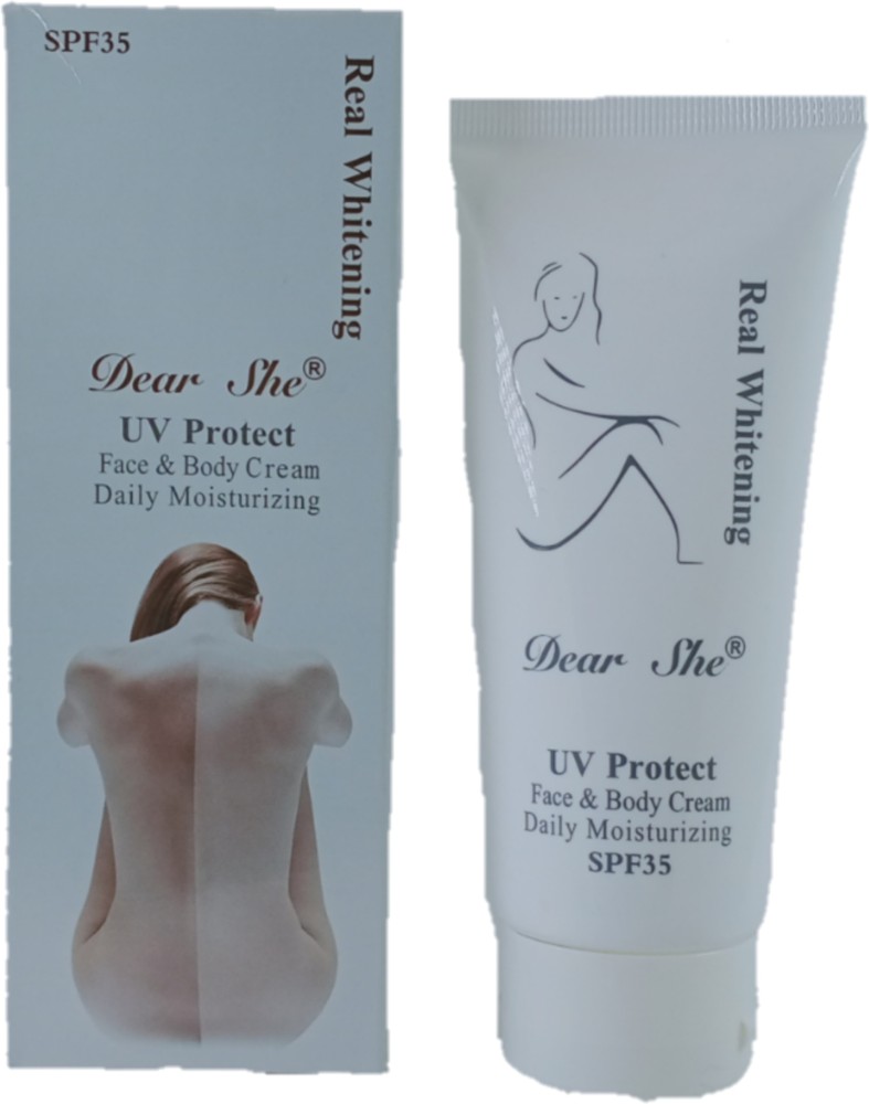 Dear She Face Body Whitening cream Daily Moisturizing Real