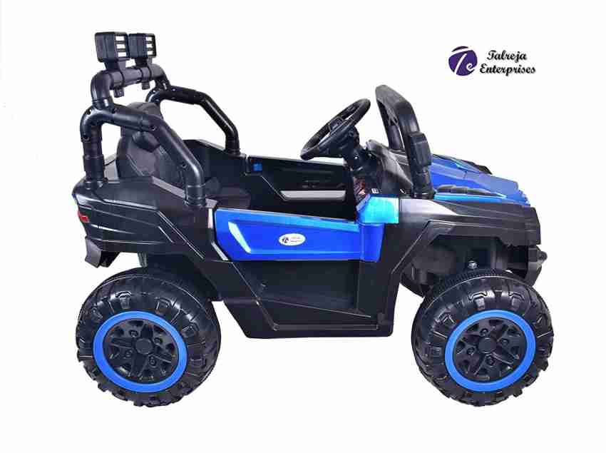 Buy Talreja Enterprises Ride on Jeep FT-938, Double Battery and Double  Motor - Rechargeable (RED) Online at Low Prices in India 