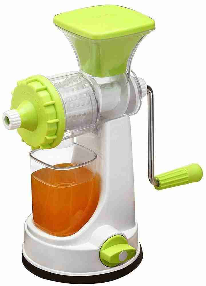 MOONZA Plastic Mini Juicer Machine, Juice Maker Machine for Home, Deluxe  Fruit & Vegetable Manual Juicer with with Steel Handle Hand Juicer Price in  India - Buy MOONZA Plastic Mini Juicer Machine