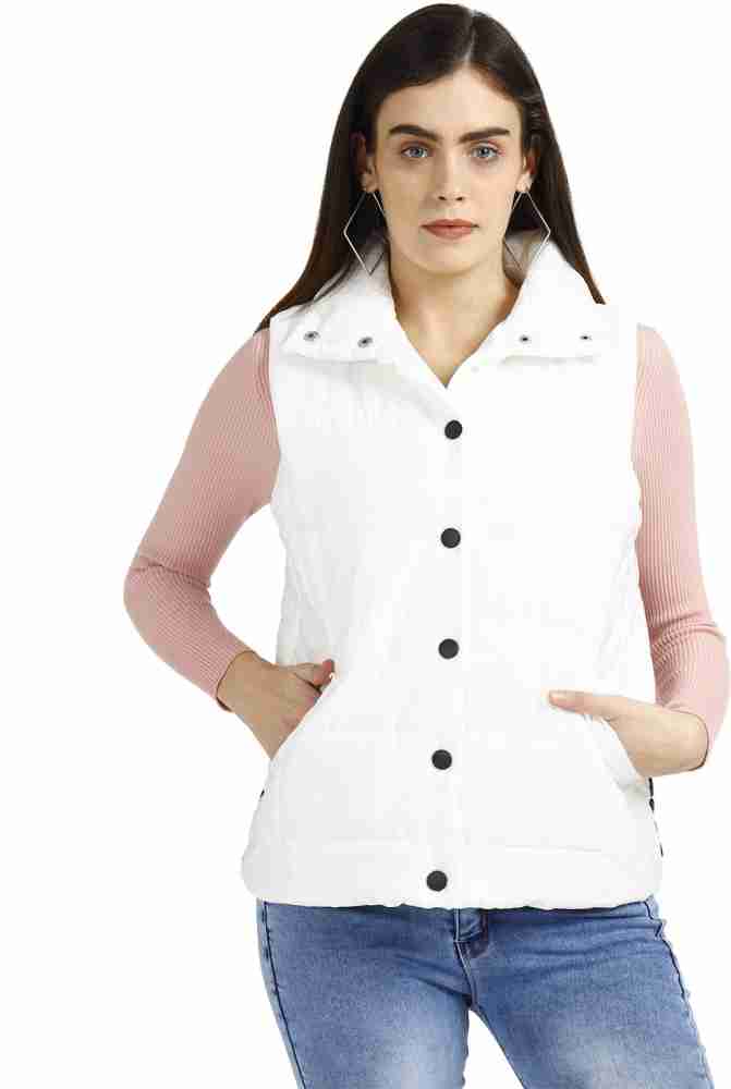 ikichic Sleeveless Solid Women Jacket - Buy ikichic Sleeveless