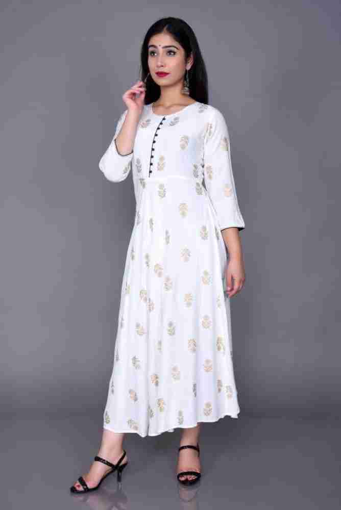 White kurti sale in flipkart