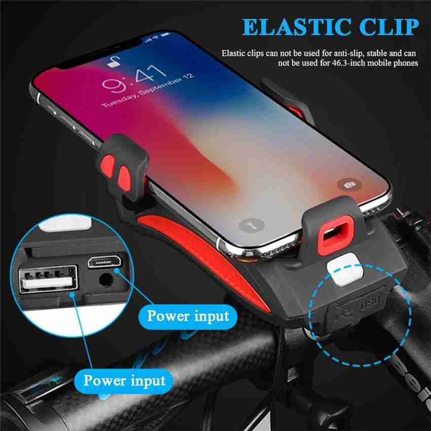 Bicycle horn lamp mobile phone bracket deals