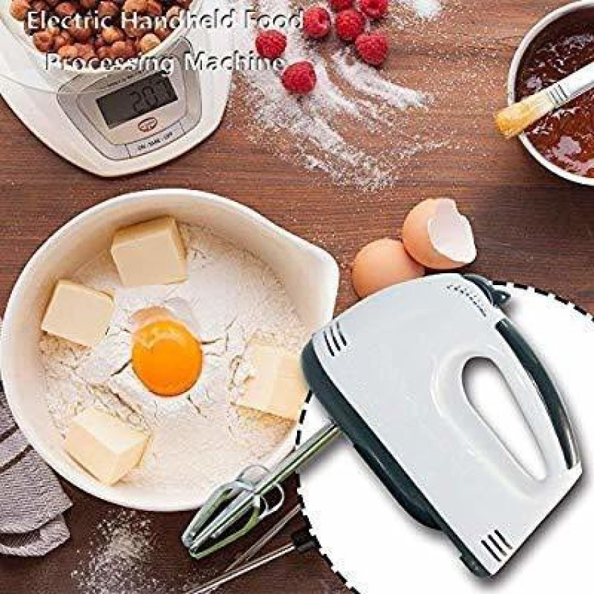 Mua Portable Hand Mixer Electric Whisk Egg Beater Cordless for Cake - Green  2 Rods tại WonderTECH | Tiki