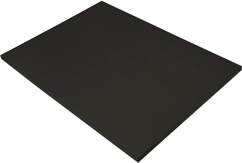 Sejas Collections | Pack of 10 | Black BIG / FULL Size Chart Paper, Used in  art and craft, collage, projects, props, decorations, posters etc. Plain /
