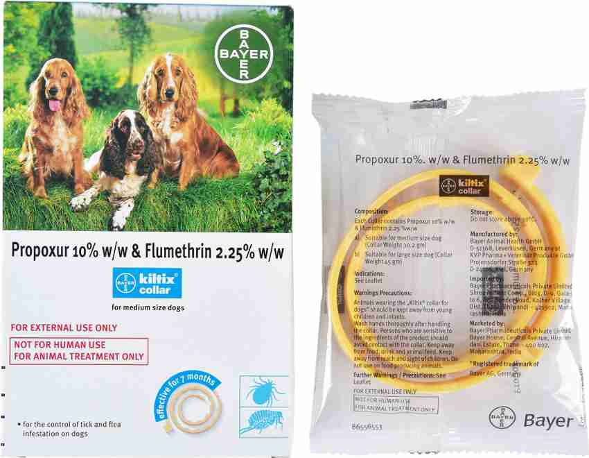 Bayer Kiltix Collar for Fleas and Ticks Medium Dog Anti tick