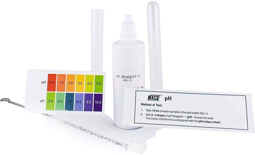 Ph test kit outlet for fish tank