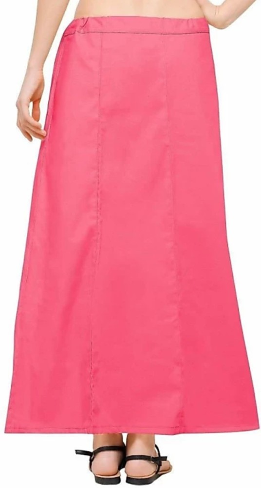SCUBE DESIGNS Slim Fit Saree Shapewear Baby Pink (XXL) Lycra Blend