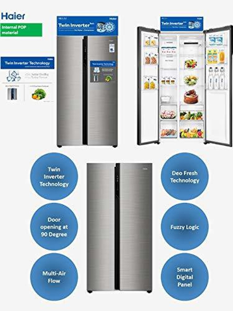 Haier 570 shop litre fridge