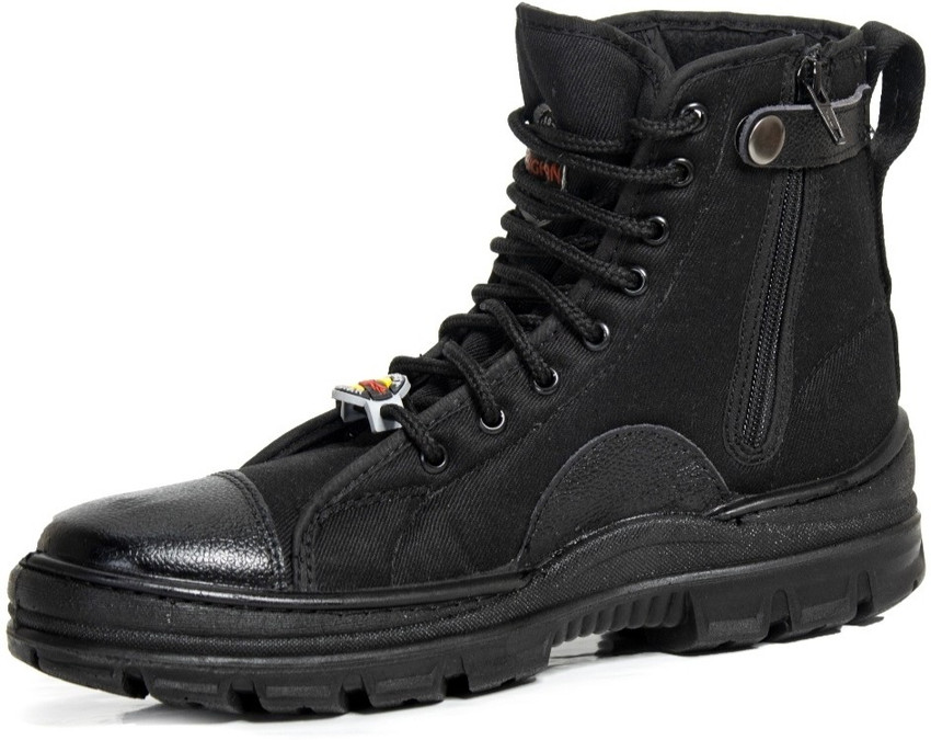 bighorn Super Black ZIPPER Jungle Shoes Boots For Men Buy