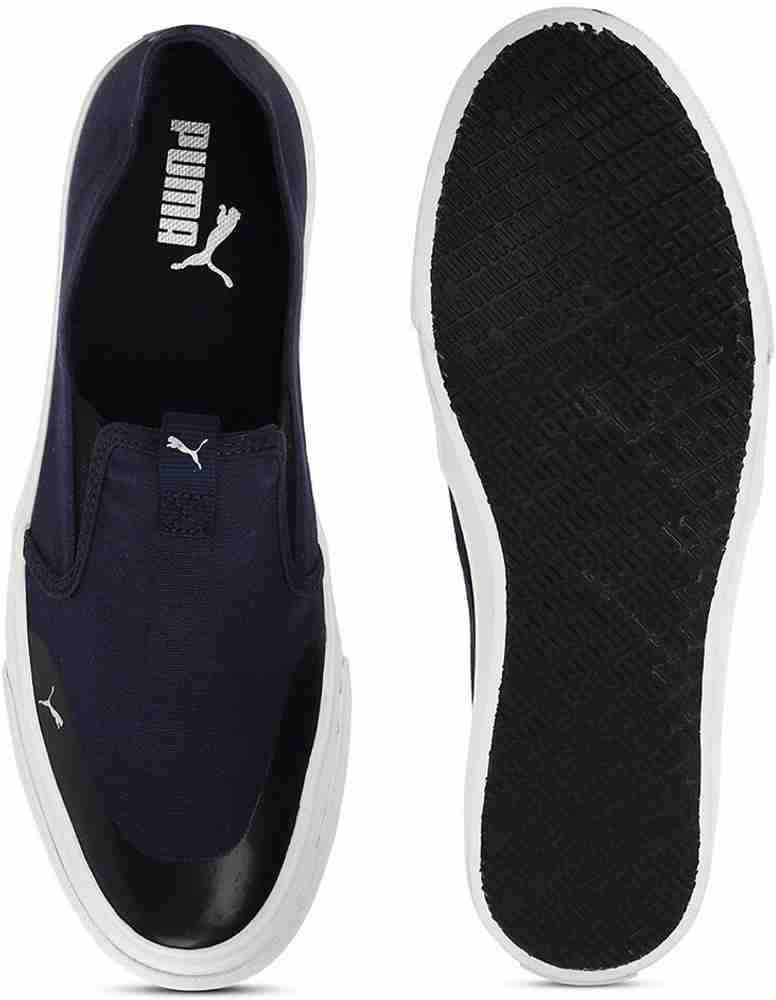 Puma men's lazy knit cheap slip on idp sneakers