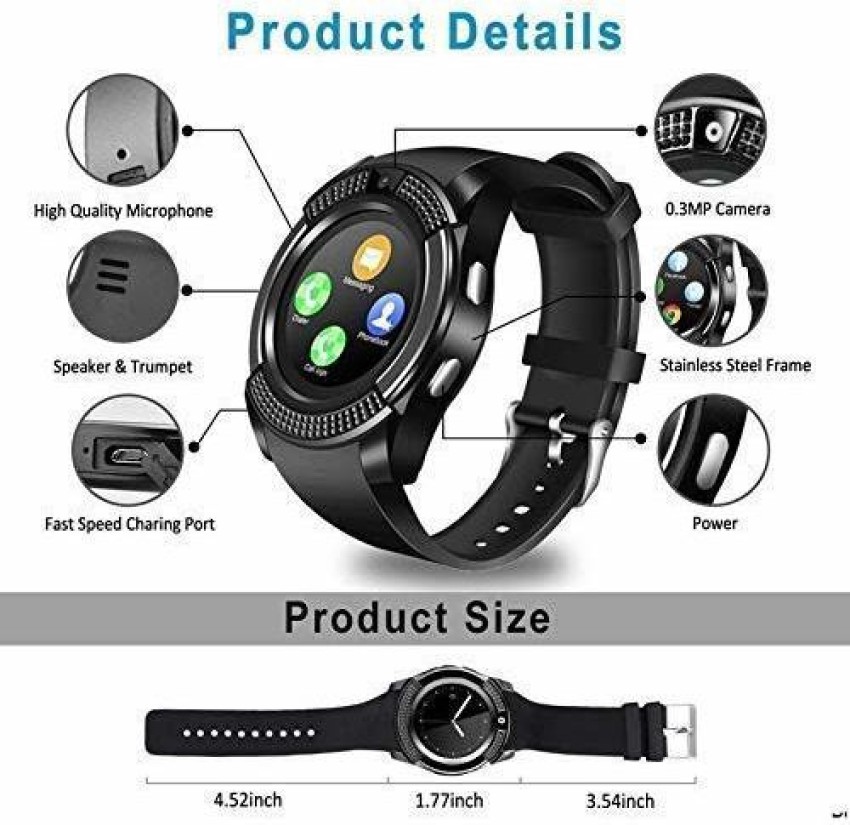 Jaiden bluetooth v8 watch on sale