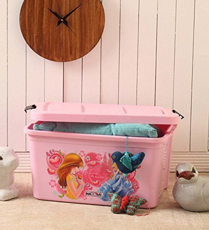 Uberlyfe Multi Purpose Kids Toy Storage Box Plastic 25 Ltr