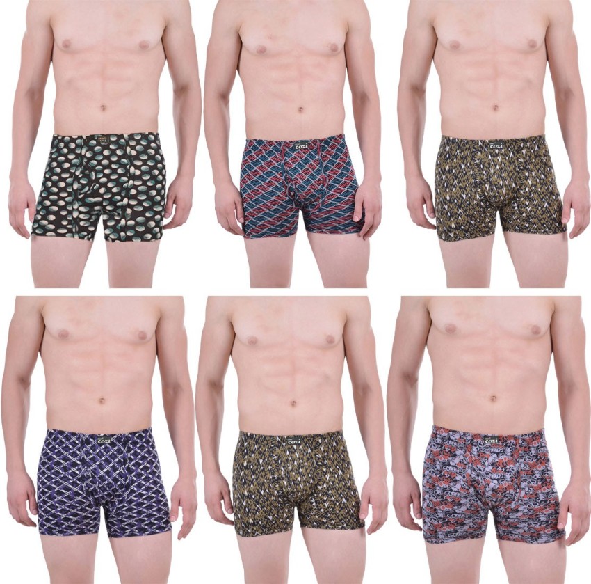 Buy Lux Cozi Men Pack Of 2 Logo Printed Detail Trunks - Trunk for