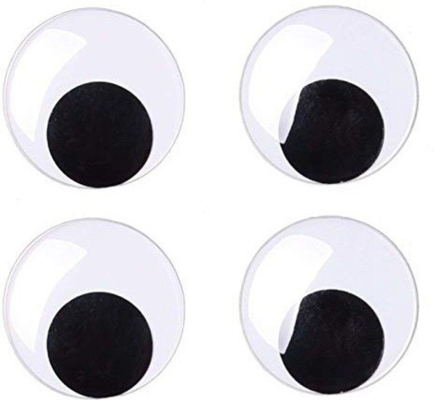 Plastic Wiggle Googly Eyes Self Adhesive For Doll Toy Making