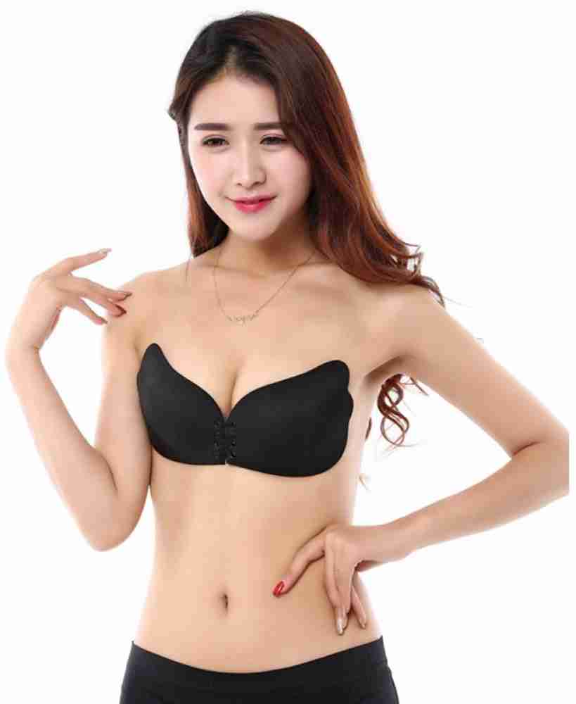 Buy MYYNTI Silicone Strapless Bra Self Adhesive Backless Silicone Stick-on Push  up Bra for Women Women Push-up Heavily Padded Bra Online at Best Prices in  India