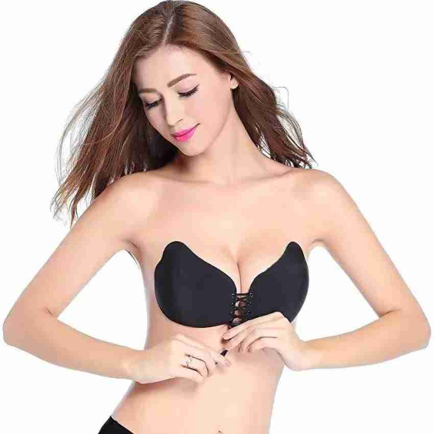 MYYNTI Silicone Strapless Bra Self Adhesive Backless Silicone Stick-on Push  up Bra for Women Women Push-up Heavily Padded Bra - Buy MYYNTI Silicone  Strapless Bra Self Adhesive Backless Silicone Stick-on Push up