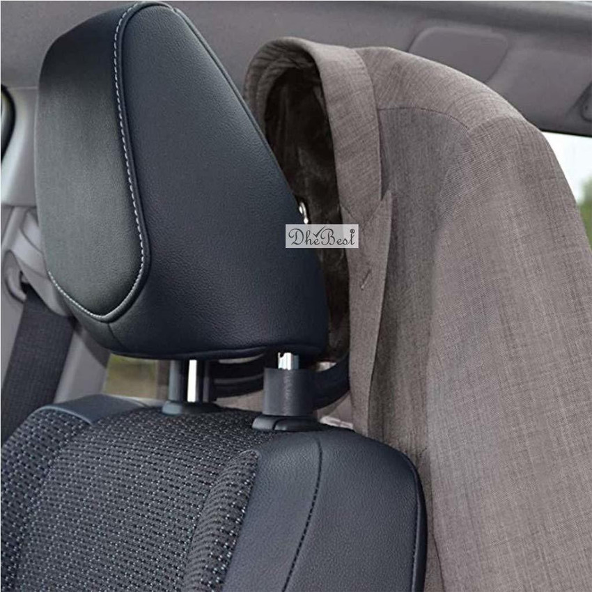 Dhe Best Steel Safety Headrest Car Coat Hanger with Adjustable