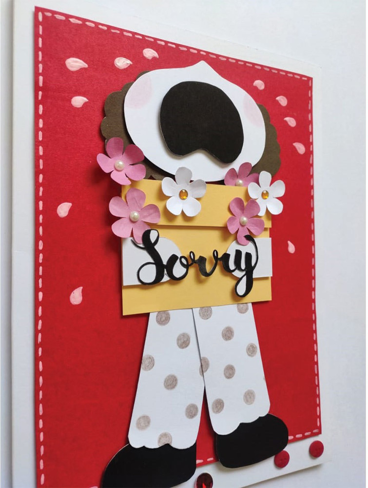 Handmade sorry best sale cards for boyfriend
