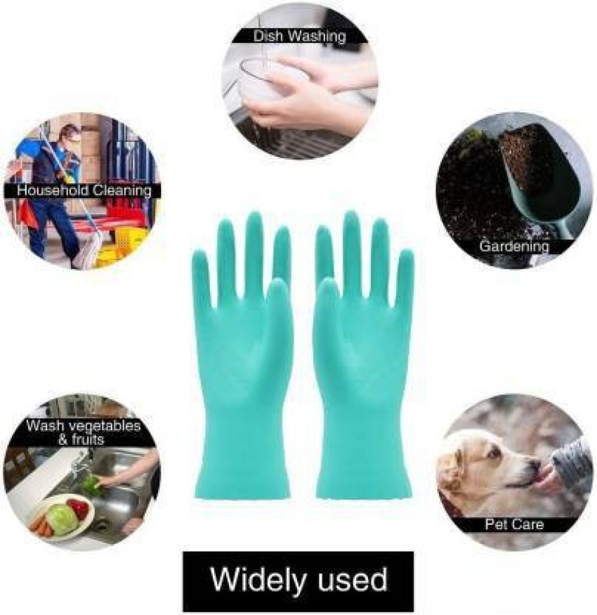 mitsu Magic Silicon Non-Slip Scrubbing Gloves for Dishwashing for  Kitchen/Scrubbing Gloves for Pet Grooming/Household Cleaning/Multipurpose  Use Silicone Scrub Wet and Dry Glove (Free Size) Wet and Dry Glove Set  Price in India 