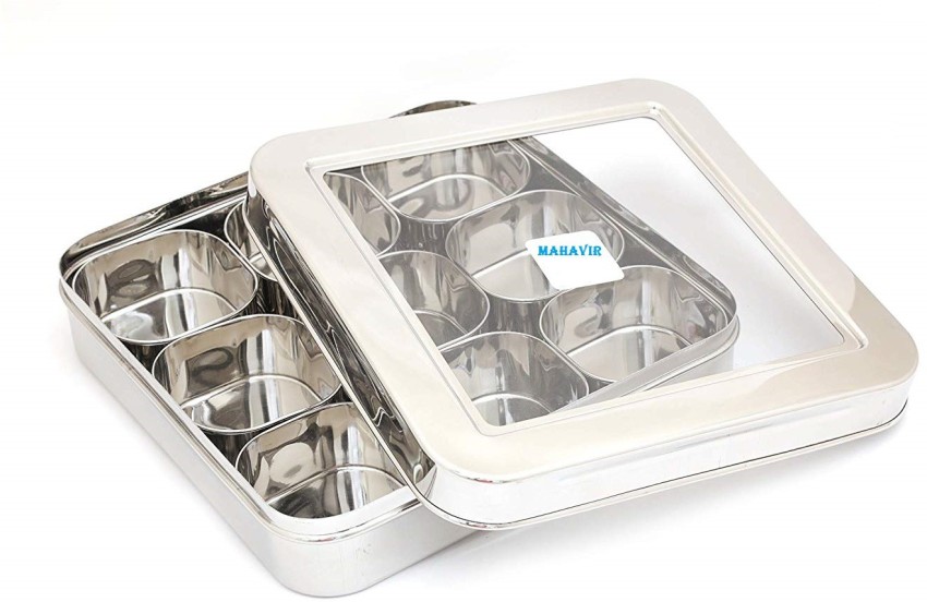 Mahavir Spice Set Stainless Steel Price in India Buy Mahavir