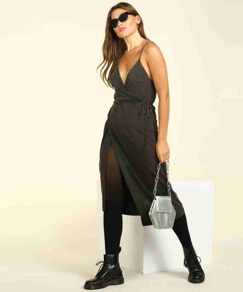Forever 21 wrap dress top