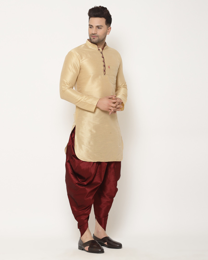 B BEN Men Kurta Dhoti Pant Set Buy B BEN Men Kurta Dhoti Pant