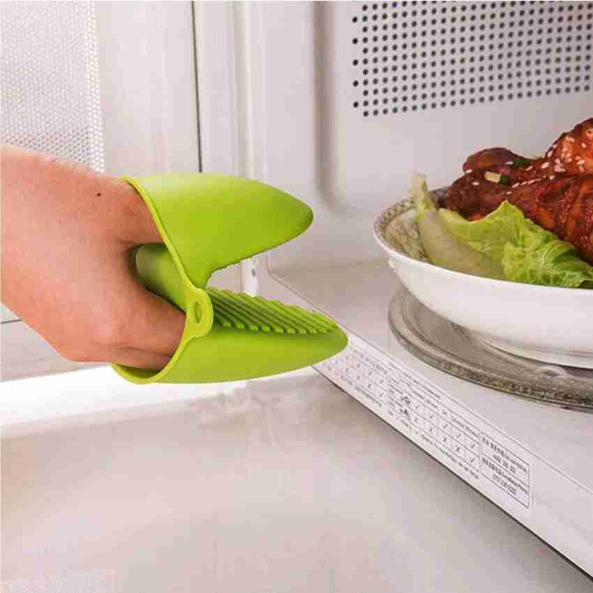 6Pcs Silicone Oven Mitts Pot Holders Pinch Gloves Heat Resistant