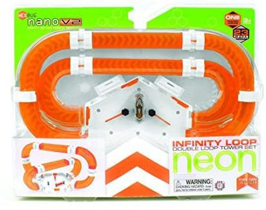 Hex Bug Nano V2 Neon Infinity Loop Motorized Robotic Bugs For