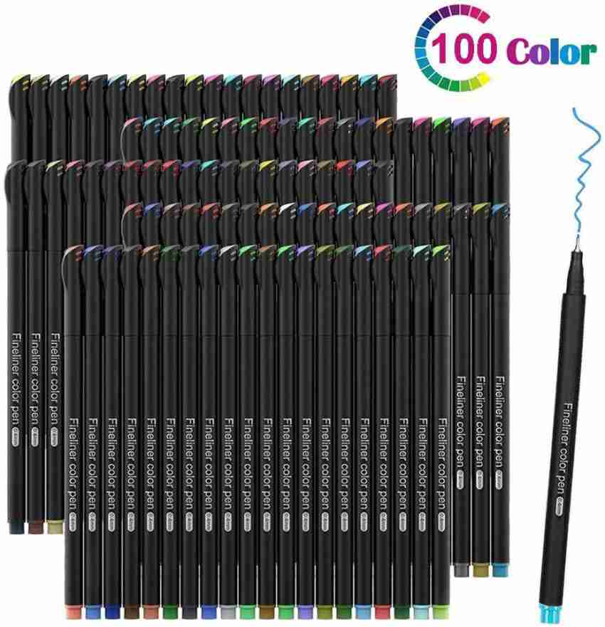 12/24pcs Colored Fine Point Markers Drawing Pens, Permanent Dual Broad&Fine  Tip Markers Journal Planner Pens, Fine Liner Pen For Writing Note Taking C