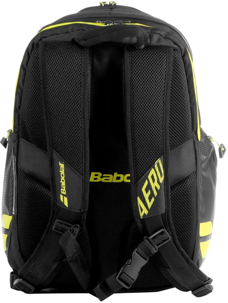 Babolat Pure Aero Backpack Racquet Bag (Black/Yellow) 