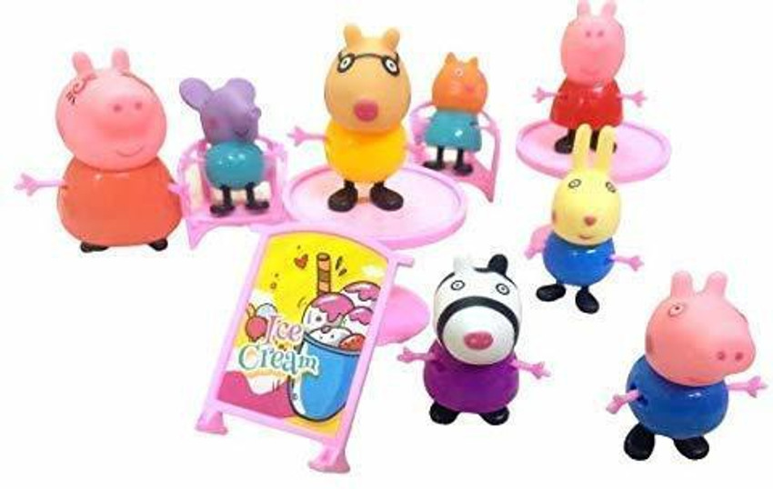 Mini peppa outlet pig figures