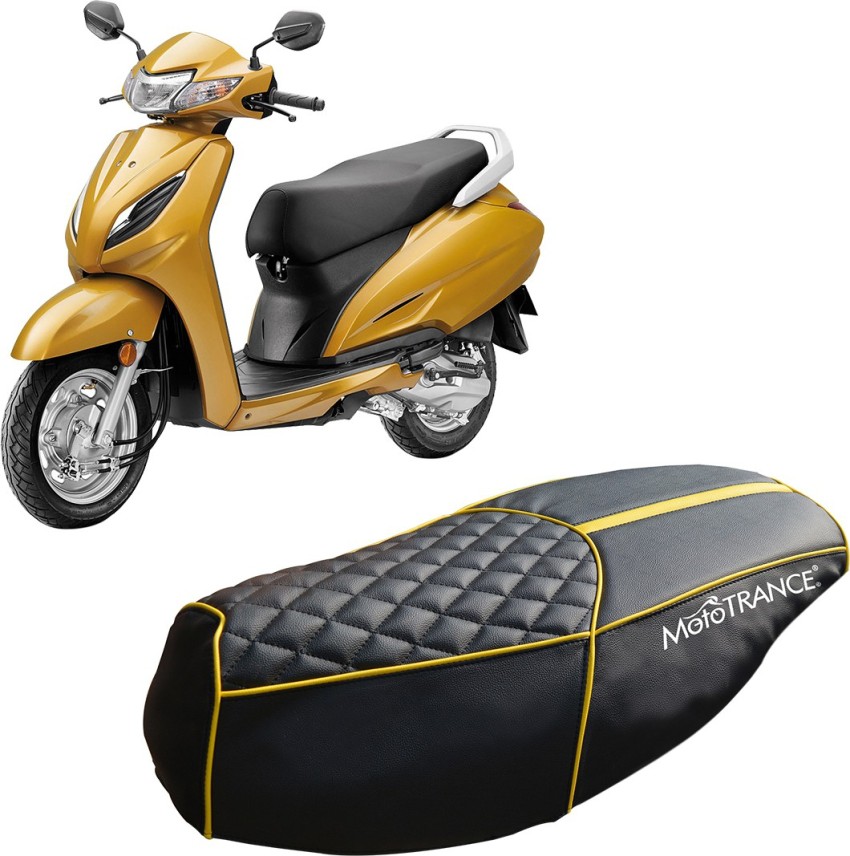 MOTOTRANCE PU Leather Designer Scooter MTSC 303 BLYW Single Bike