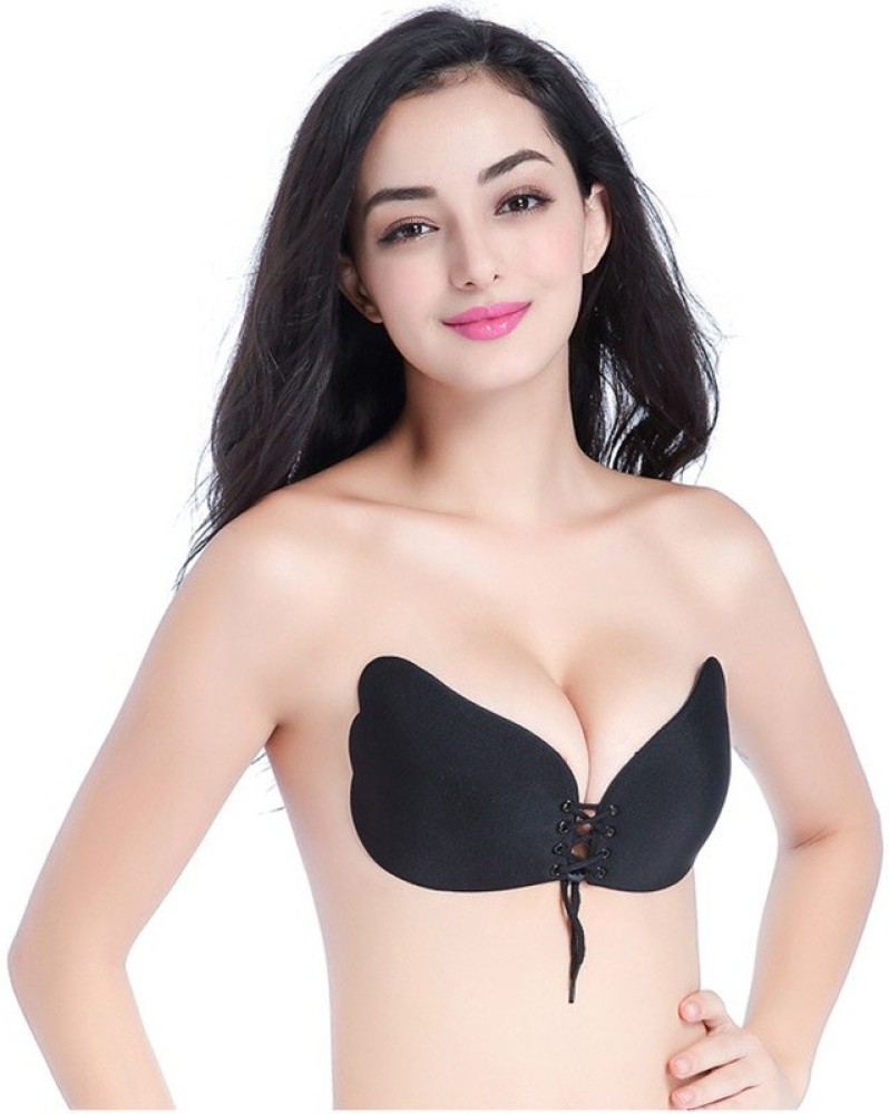 Buy Nyamah sales Silicone Adhesive Stick Push up Strapless Invisible  Backless Reusable Women Bra Women Stick-on Heavily Padded Bra Online at Best  Prices in India