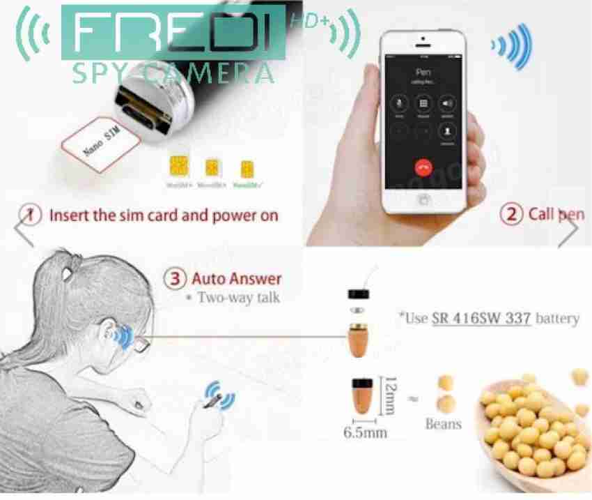 Gsm pen spy discount earpiece