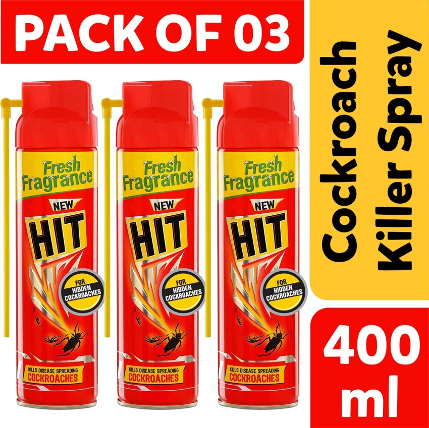 Buy HIT Crawling Insect Killer – Cockroach Killer Spray (700ml), Instant  Kill, Deep-Reach Nozzle
