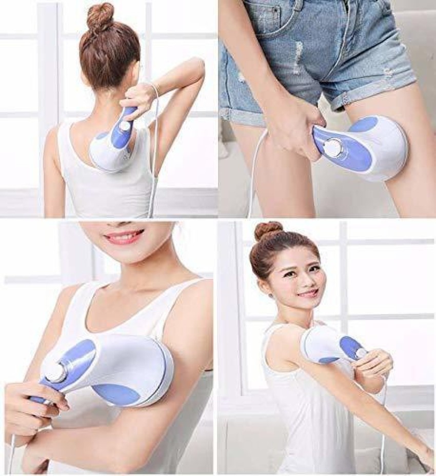 Body massager Weight Loss Fat Burning With 5 Headers Relax Spin Tone  Slimming Lose Weight Burn Fat Full Body Massage Device