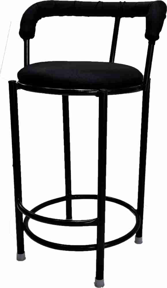 RW REST WELL RW Rest Well 173 30 Inch Bar Stool Black Metal Bar