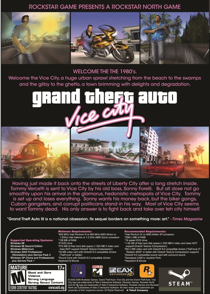 GTA-VICE-CITY PC GAME DVD